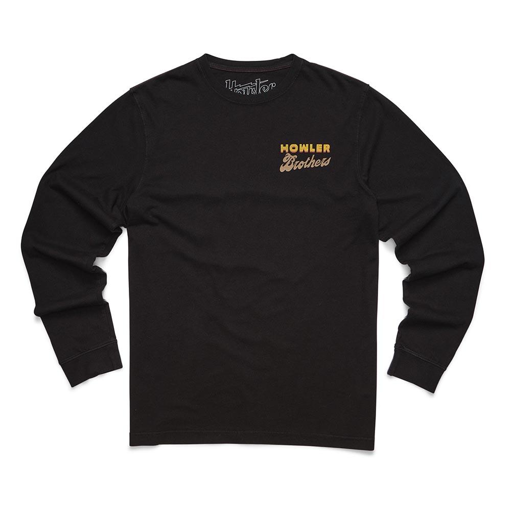 Howler Brothers Osprey Prey LS TShirt Mens in Black