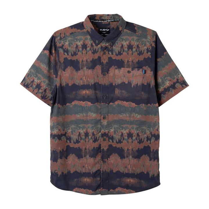 Kavu River Wrangler Shirt Mens in Duff Tie Dye