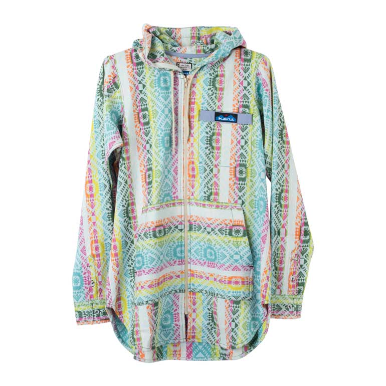 Kavu Saratoga Hoodie Womens in Summer Love