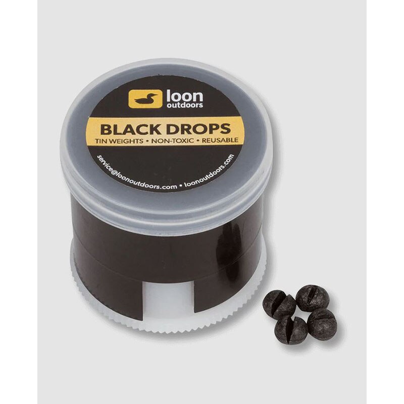 Loon Black Drop Twist Pot in Black