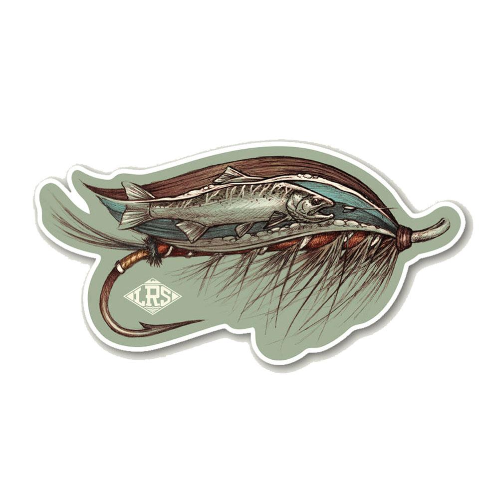 Lakes Rivers Streams Spey Fly Decal in One Color