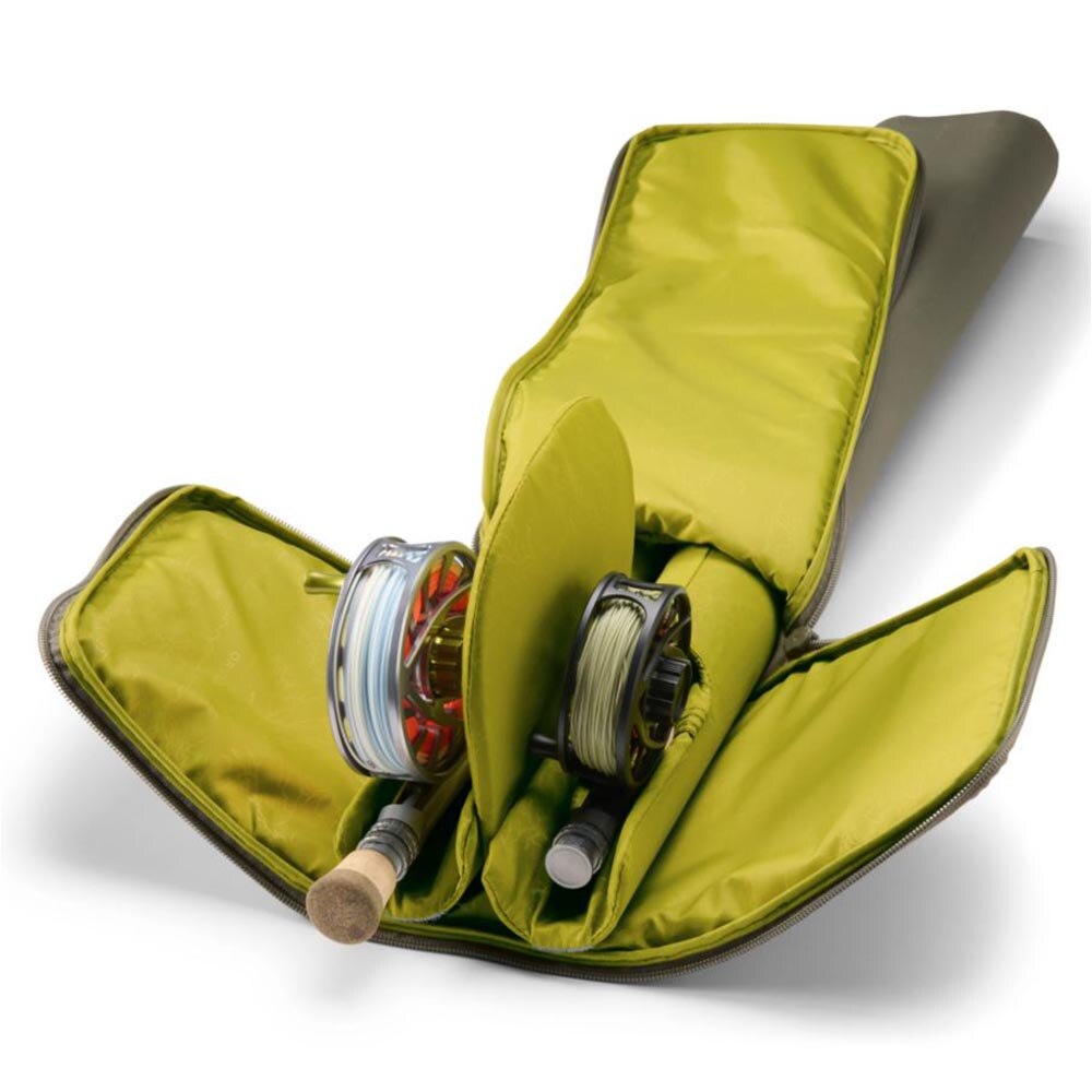 Orvis Double Rod and Reel Case in Dusty Olive