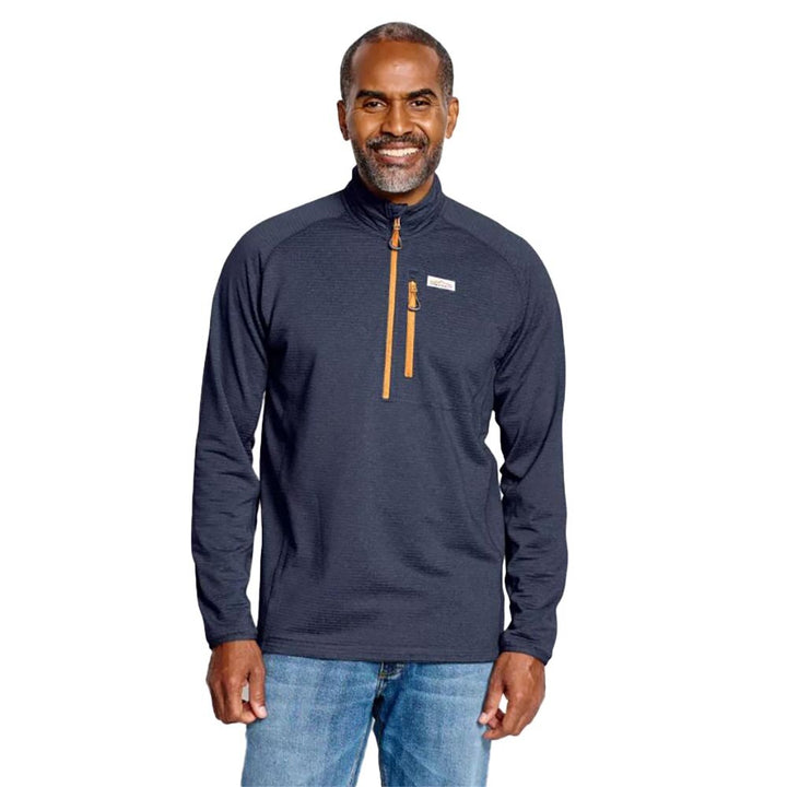 Orvis Horseshoe Hills 1/4 Zip Fleece Men's in Navy