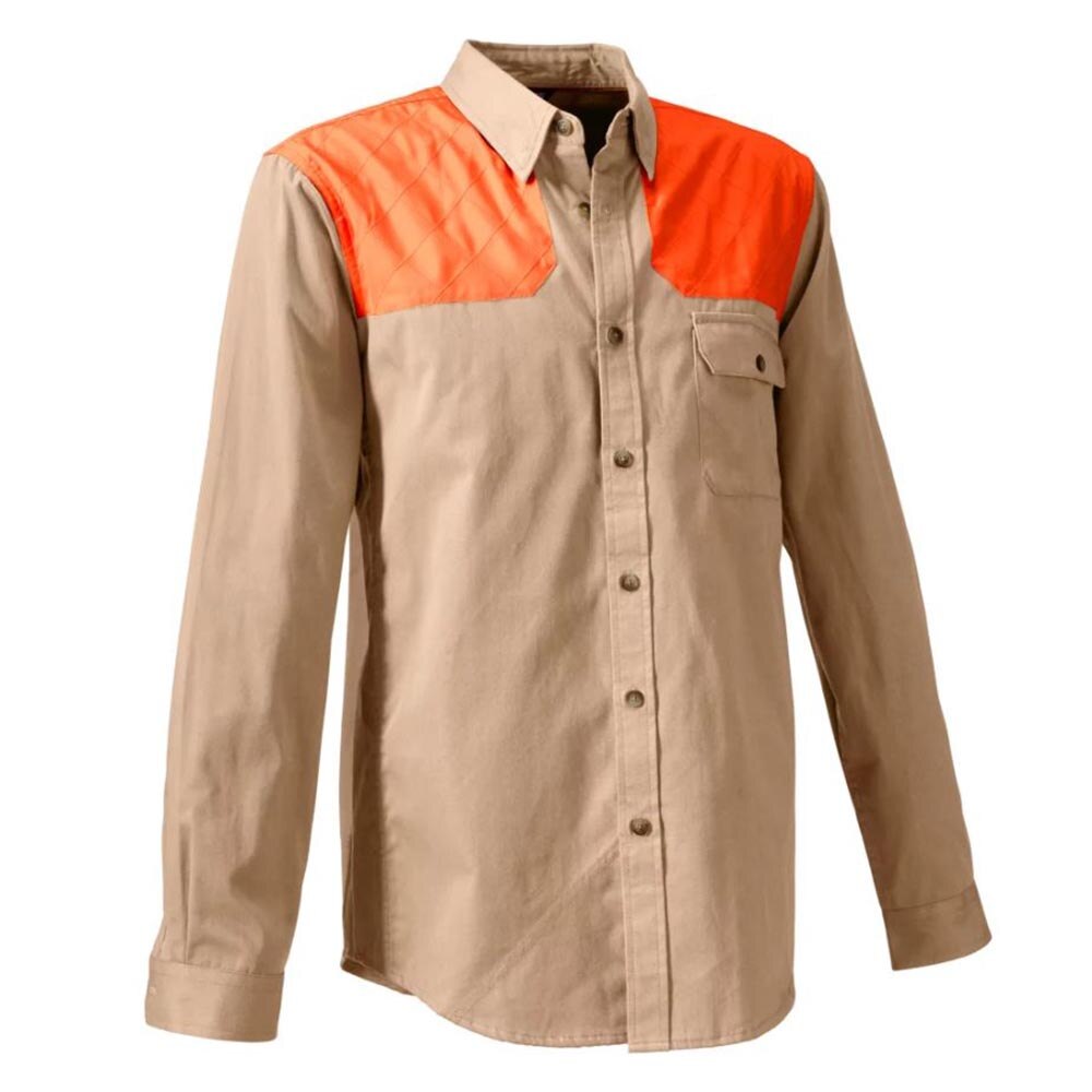 Orvis Midweight Shooting Shirt Men's in Sand and Blaze