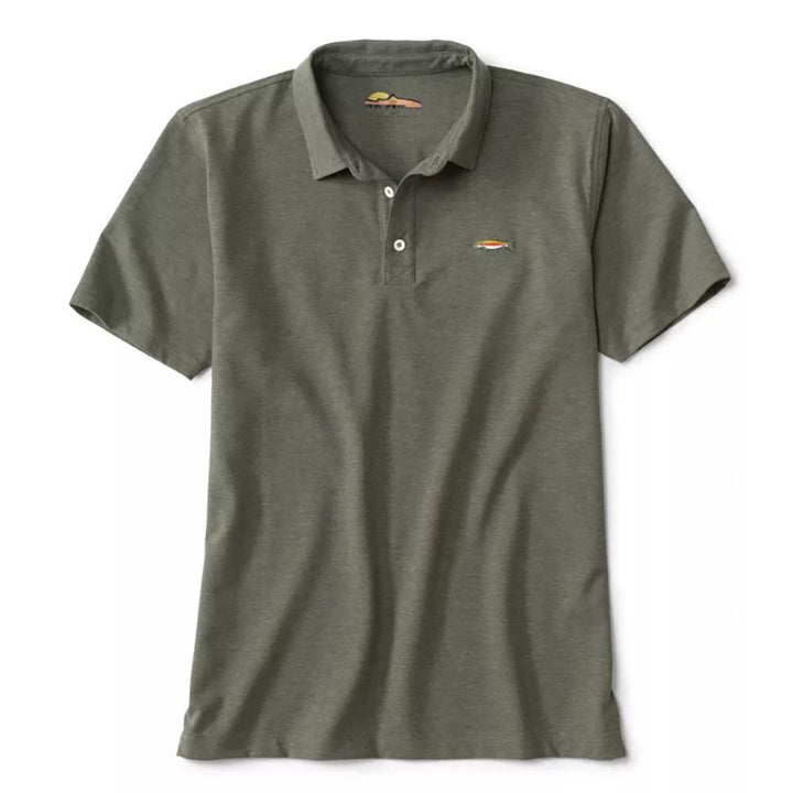 Orvis Anglers Performance Polo Men's in Evergreen
