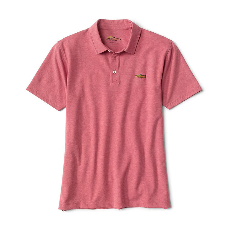 Orvis Anglers Performance Polo Men's in Faded Red