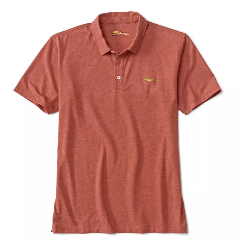 Orvis Anglers Performance Polo Men's in Paprika