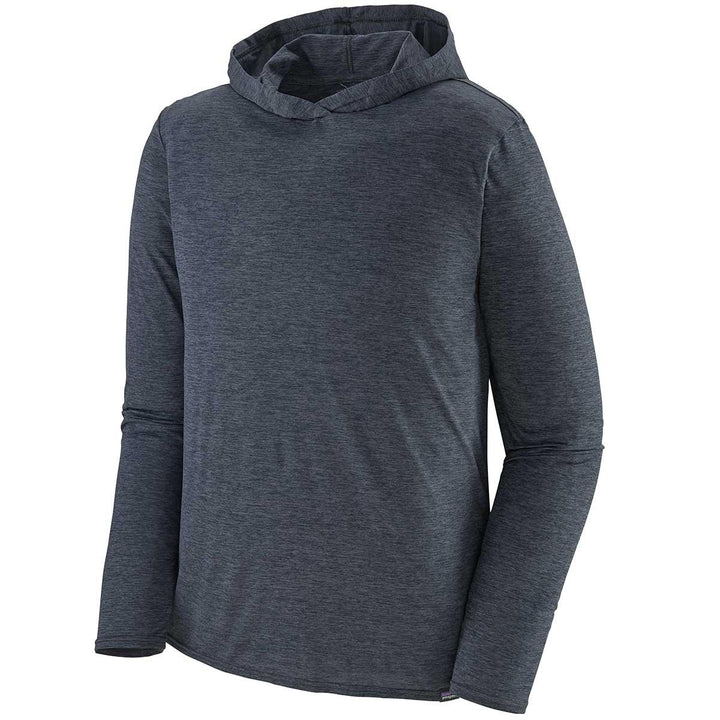 Patagonia Capilene Cool Daily Hoody Men's in Smolder Blue and Light Blue XDye