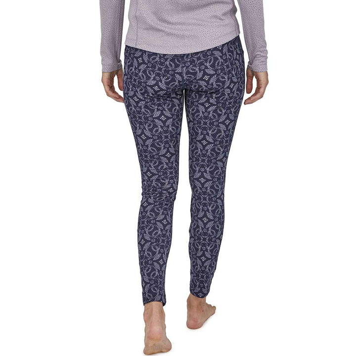 Patagonia Capilene Midweight Bottoms Women’s in Arctic Ox Geo and Classic Navy