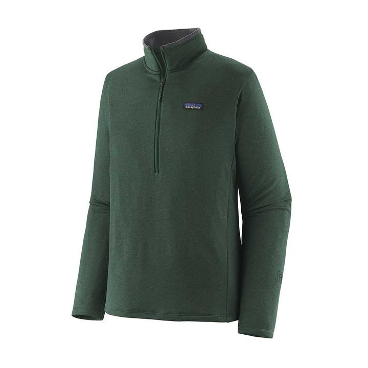 Patagonia R1 Daily Zip Neck Top Men's in Nouveau Green Northern Green XDye