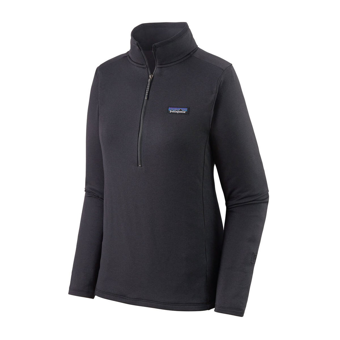 Patagonia R1 Daily Zip Neck Top Women's in Ink Black