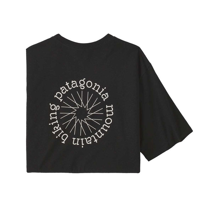 Patagonia Spoke Stencil Responsibill Tee Men's in Ink Black
