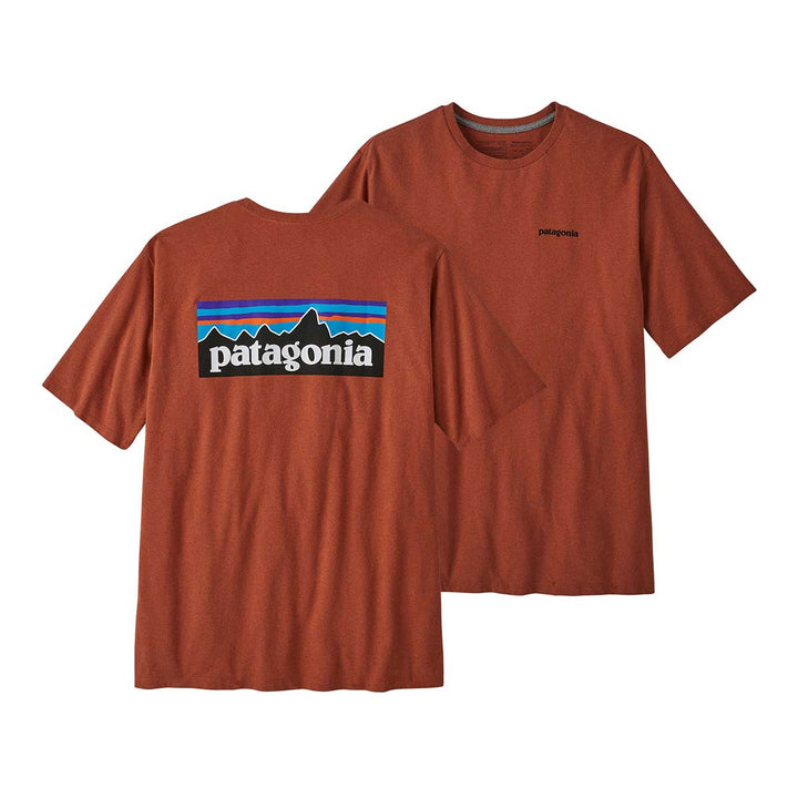 Patagonia P6 Logo Responsibill Tee Men's in Quartz Coral