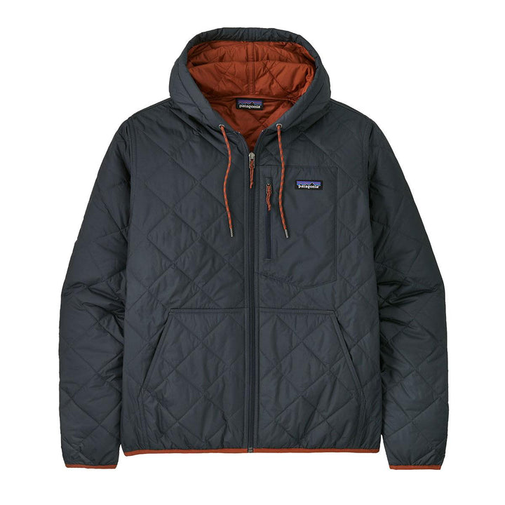 Patagonia Diamond Quilted Bomber Hoody Men's in Smolder Blue