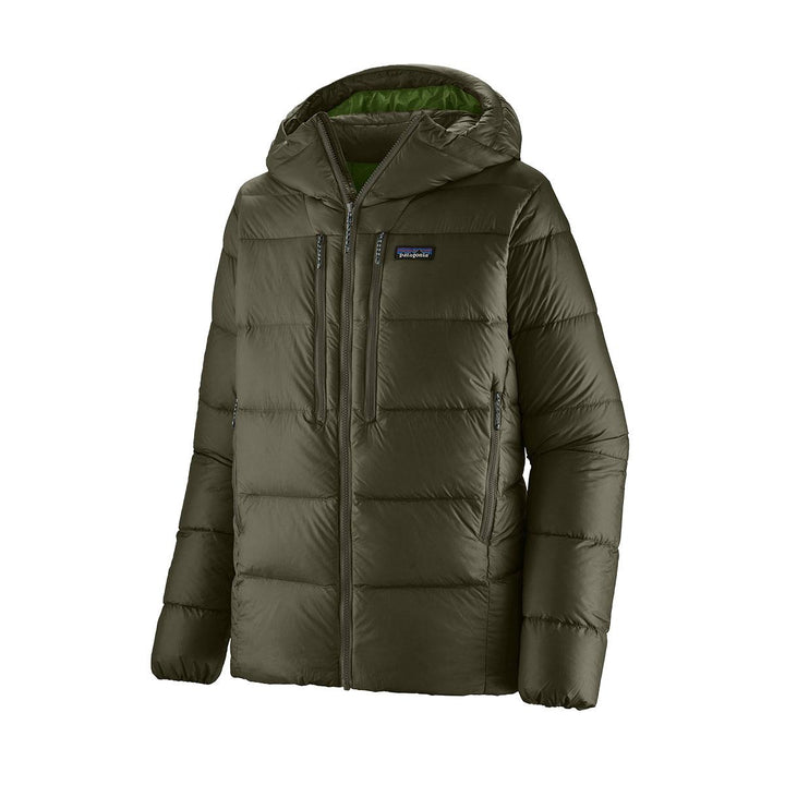 Patagonia Fitz Roy Down Hoody Men's in Pine Needle Green