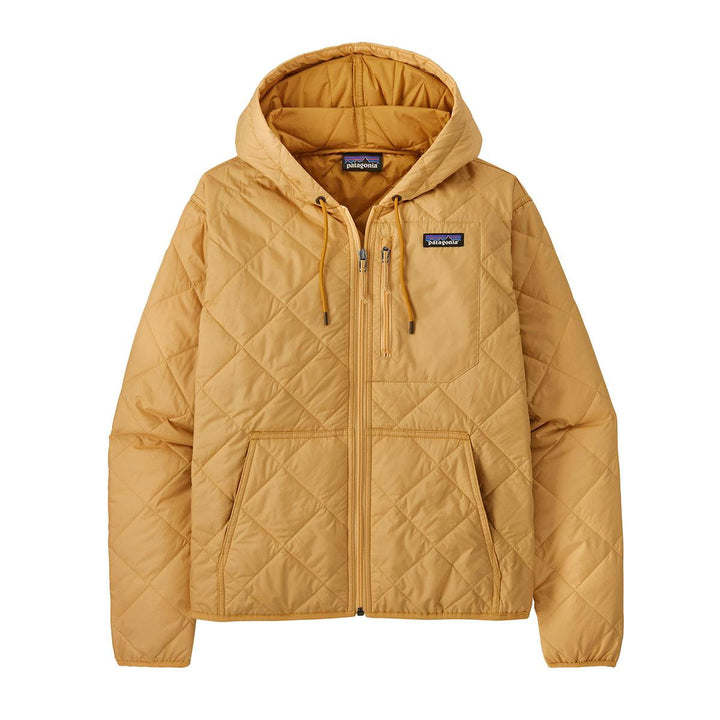 Patagonia Diamond Quilted Bomber Hoody Women's in Beeswax Tan