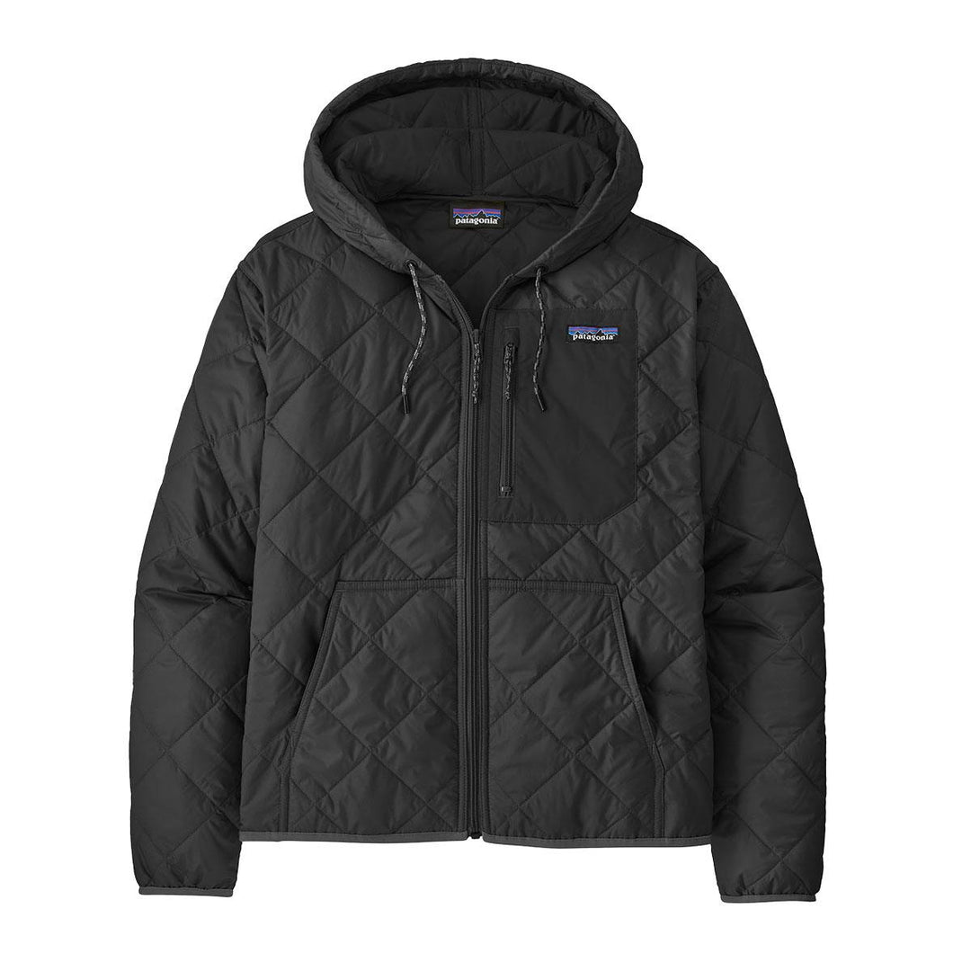 Patagonia Diamond Quilted Bomber Hoody Women's in Black