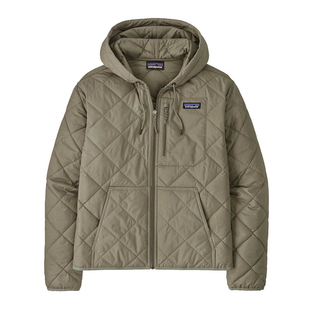 Patagonia Diamond Quilted Bomber Hoody Women's in River Rock Green