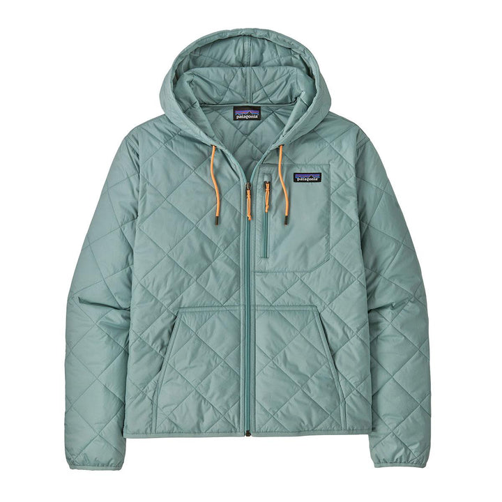 Patagonia Diamond Quilted Bomber Hoody Women's in Thermal Blue