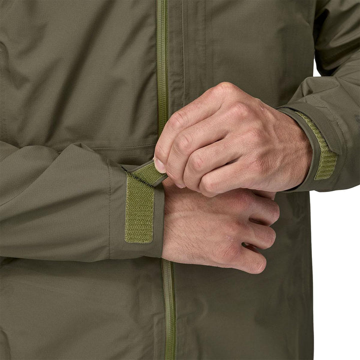 Patagonia Boulder Fork Rain Jacket Men's in Basin Green
