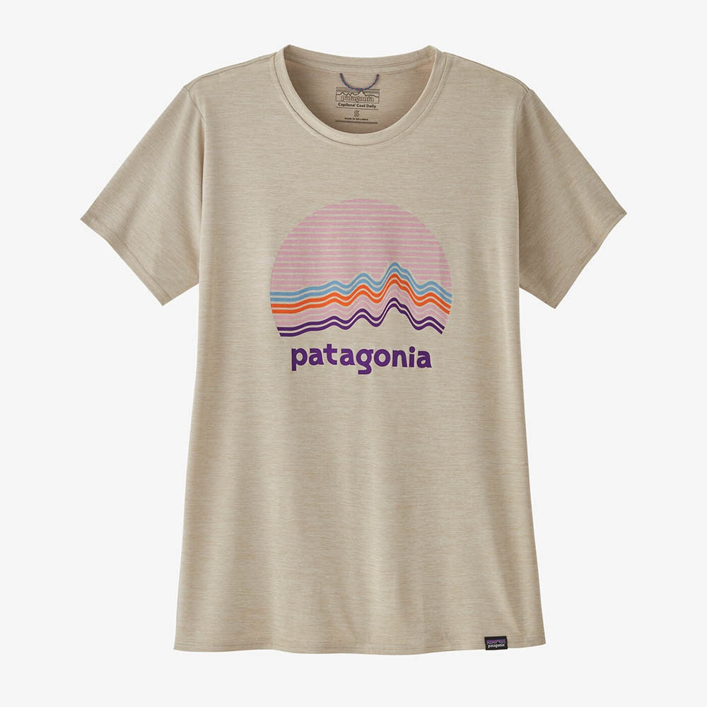 Patagonia Cap Cool Daily Graphic Shirt Women's in Ridge Rise Moonlight Pumice XDye