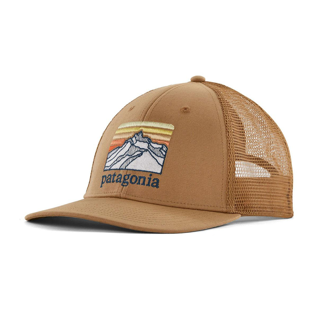 Patagonia Line Logo Ridge LoPro Trucker Hat in Grayling Brown