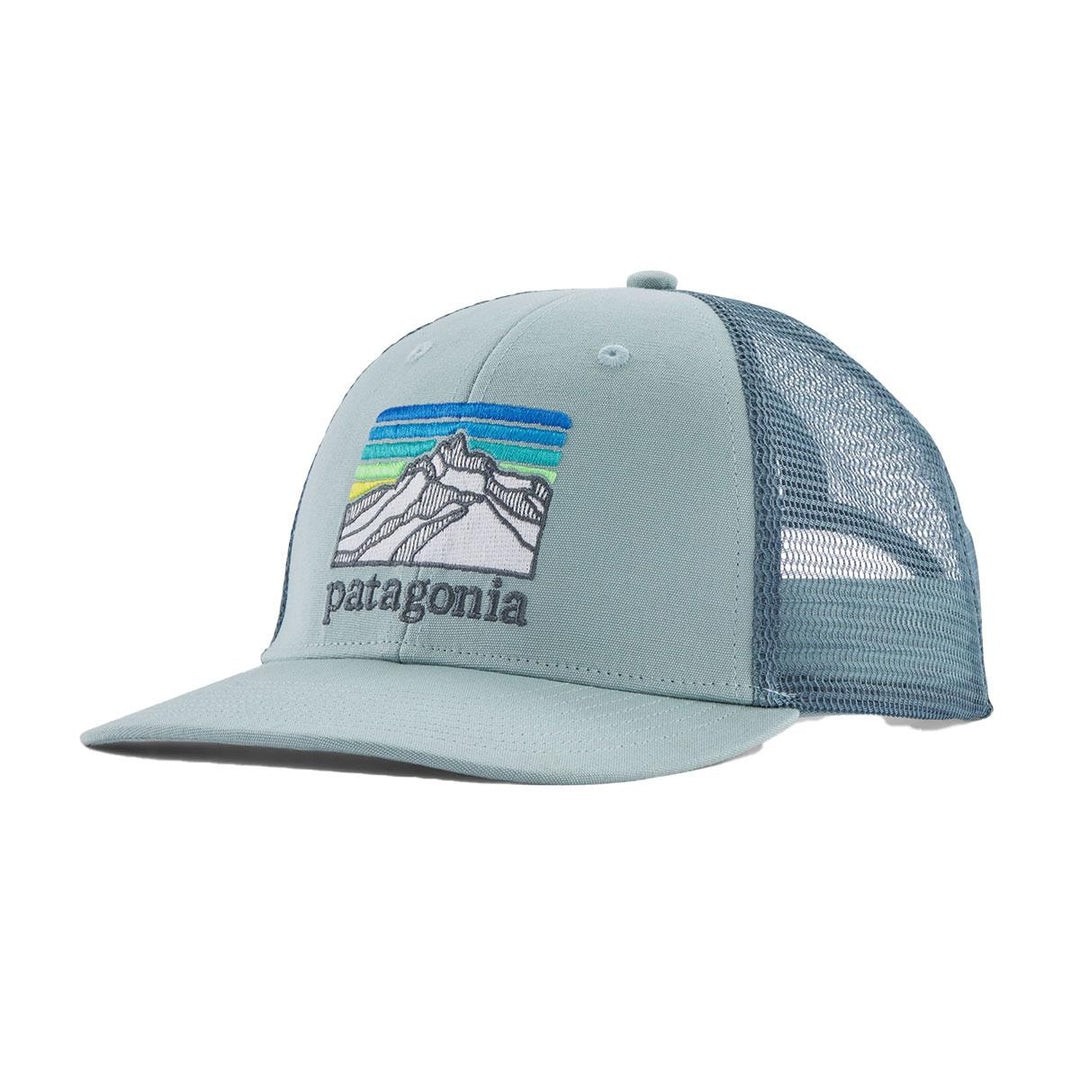 Patagonia Line Logo Ridge LoPro Trucker Hat in Thermal Blue