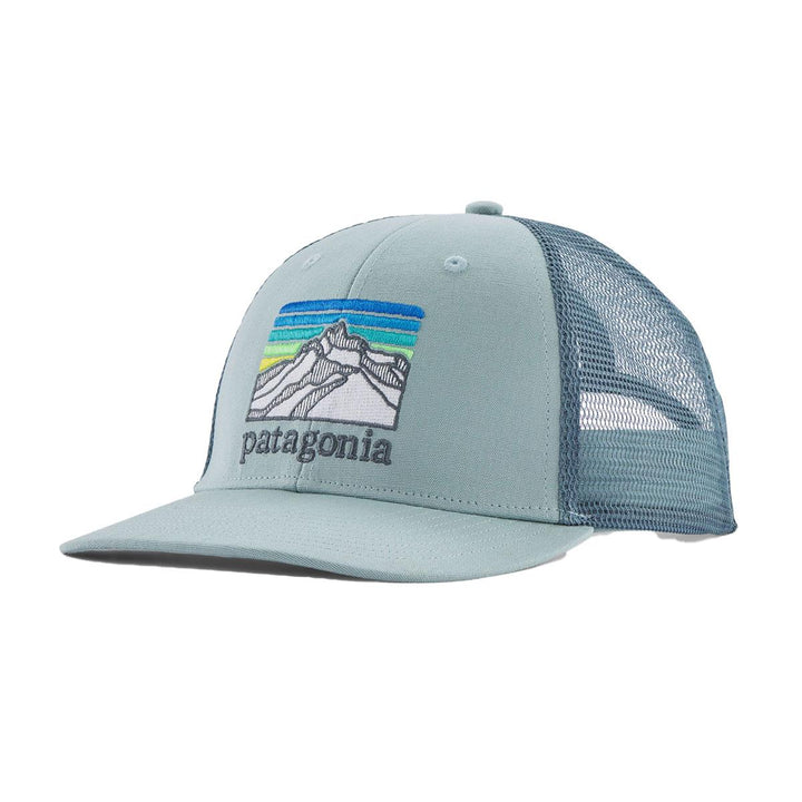 Patagonia Line Logo Ridge LoPro Trucker Hat in Thermal Blue