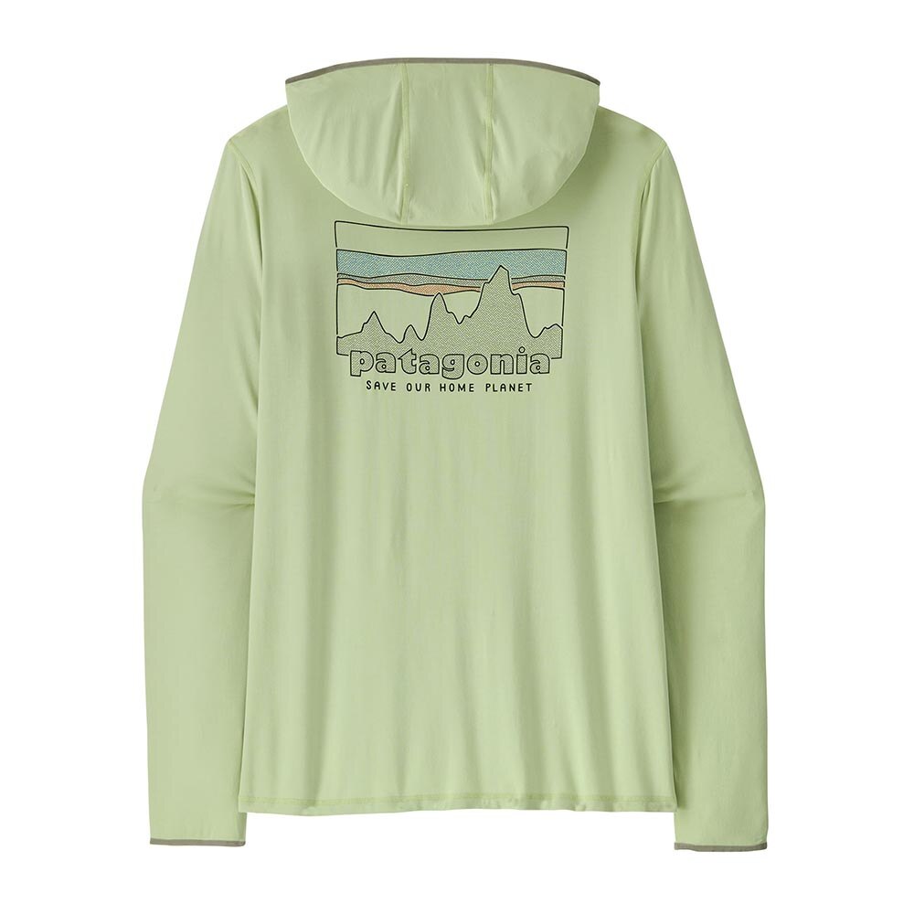 Patagonia Tropic Comfort Natural Graphic Hoody Men's in 73 Skyline Lichen Green