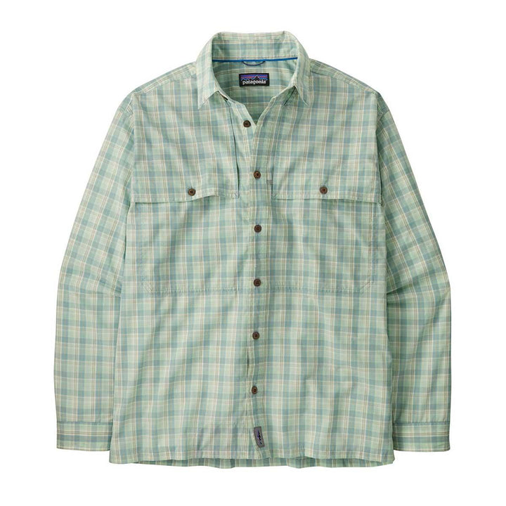Patagonia Island Hopper Long Sleeve Shirt Men's in Dipper Rinsed Green