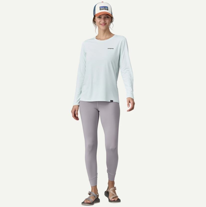 Patagonia Tropic Comfort Sun Tights Women's in Sea Spray Tidal Teal