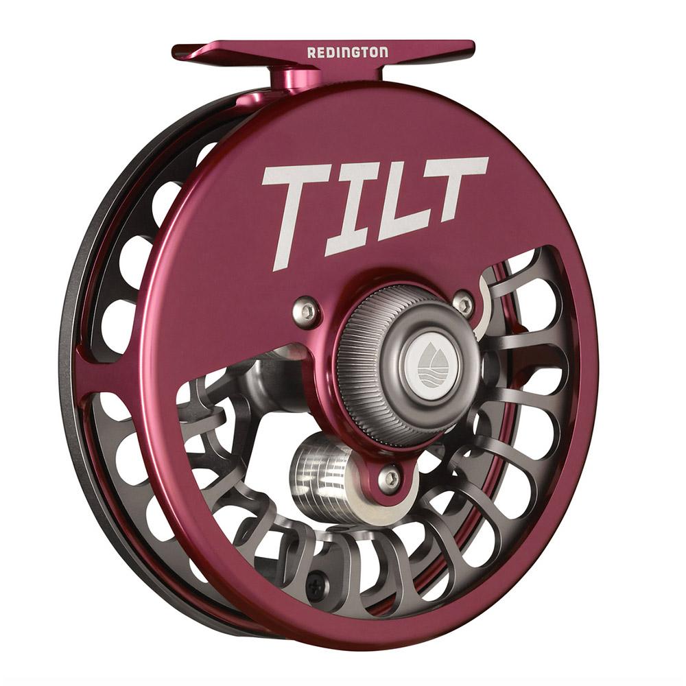 Redington Tilt Euro Nymph Fly Reel in Garnet and Gunmetal