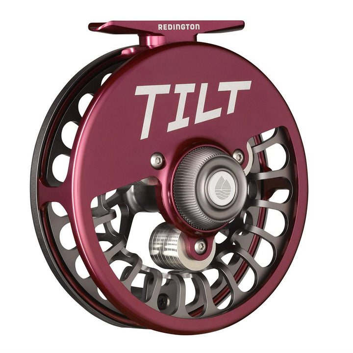 Redington Tilt Euro Nymph Fly Reel in Garnet and Gunmetal