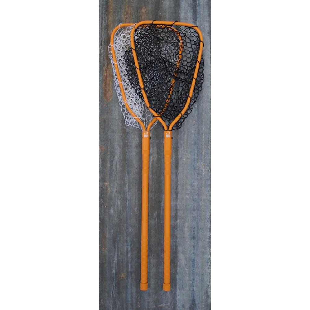 Rising Cerakote Brookie XL Net 24" Handle in Electric Orange