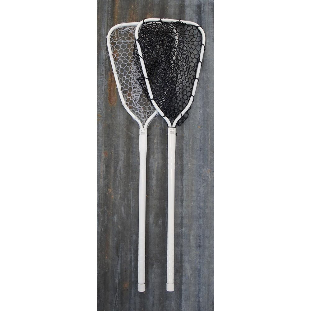 Rising Cerakote Brookie XL Net 24" Handle in Winter White
