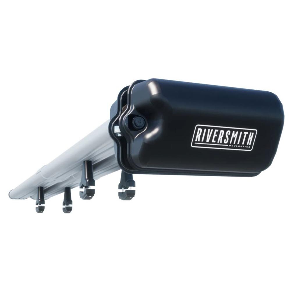 Riversmith 4Banger Rooftop Fly Rod Holder in Silver