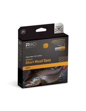 Rio InTouch Short Head Spey Line in Blue and Orange and Straw