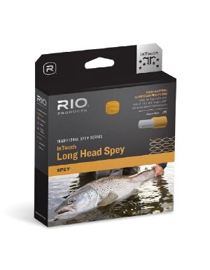 Rio InTouch Long Head Spey Line in Peach and Orange and Strawberry
