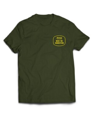 Rio Make The Connection Tee in Dark Green