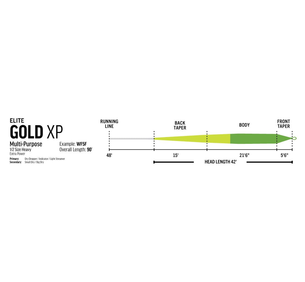 Rio Elite Gold XP Fly Line in One Color
