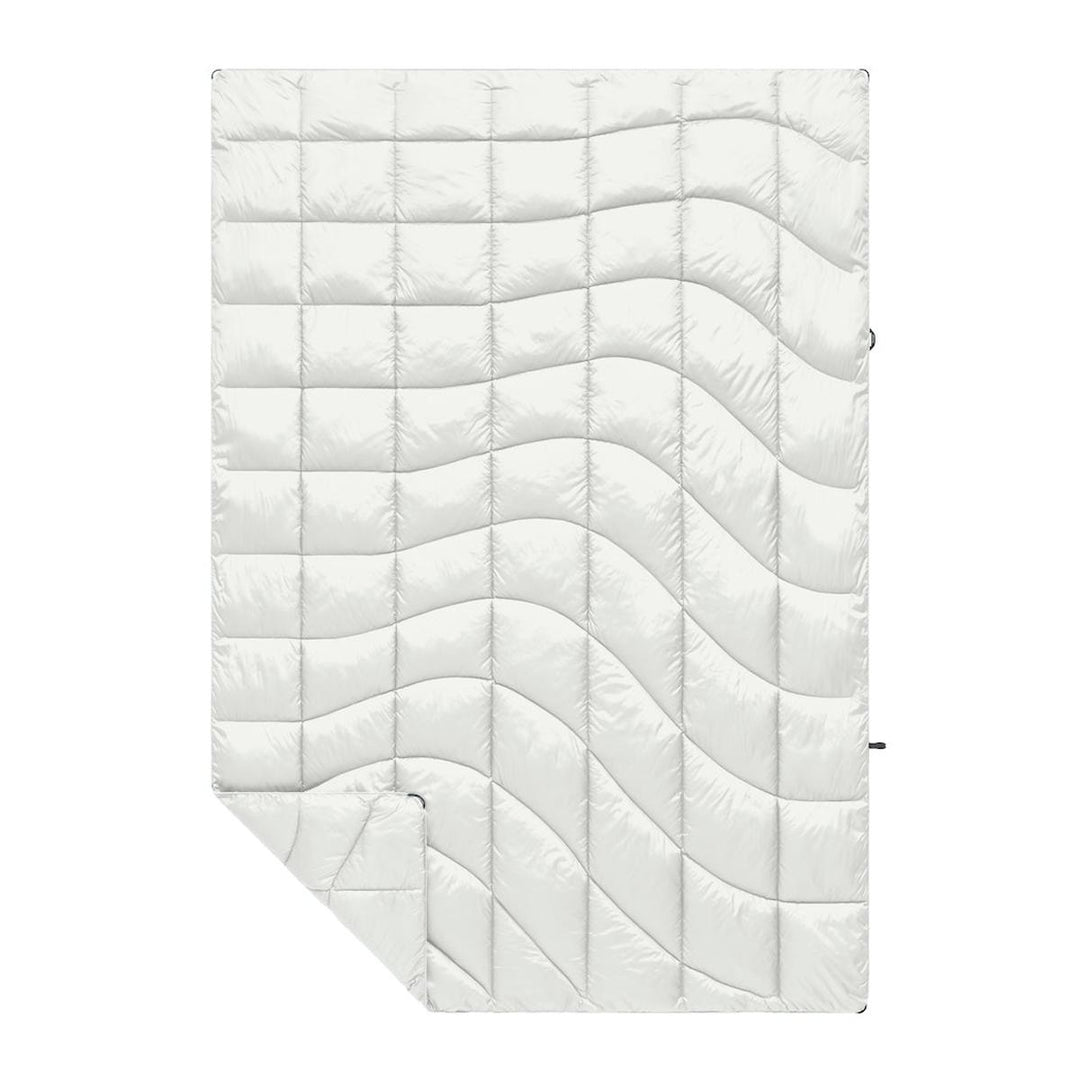 Rumpl Nanoloft Puffy Blanket in Whiteout
