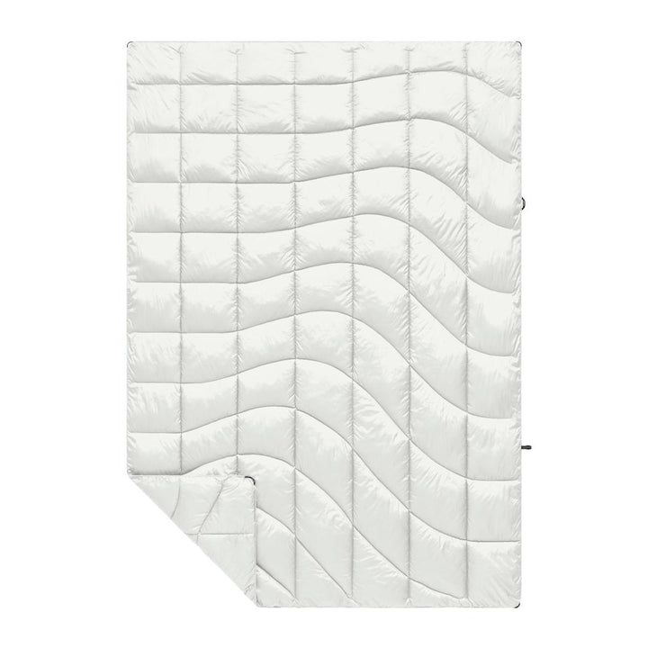 Rumpl Nanoloft Puffy Blanket in Whiteout