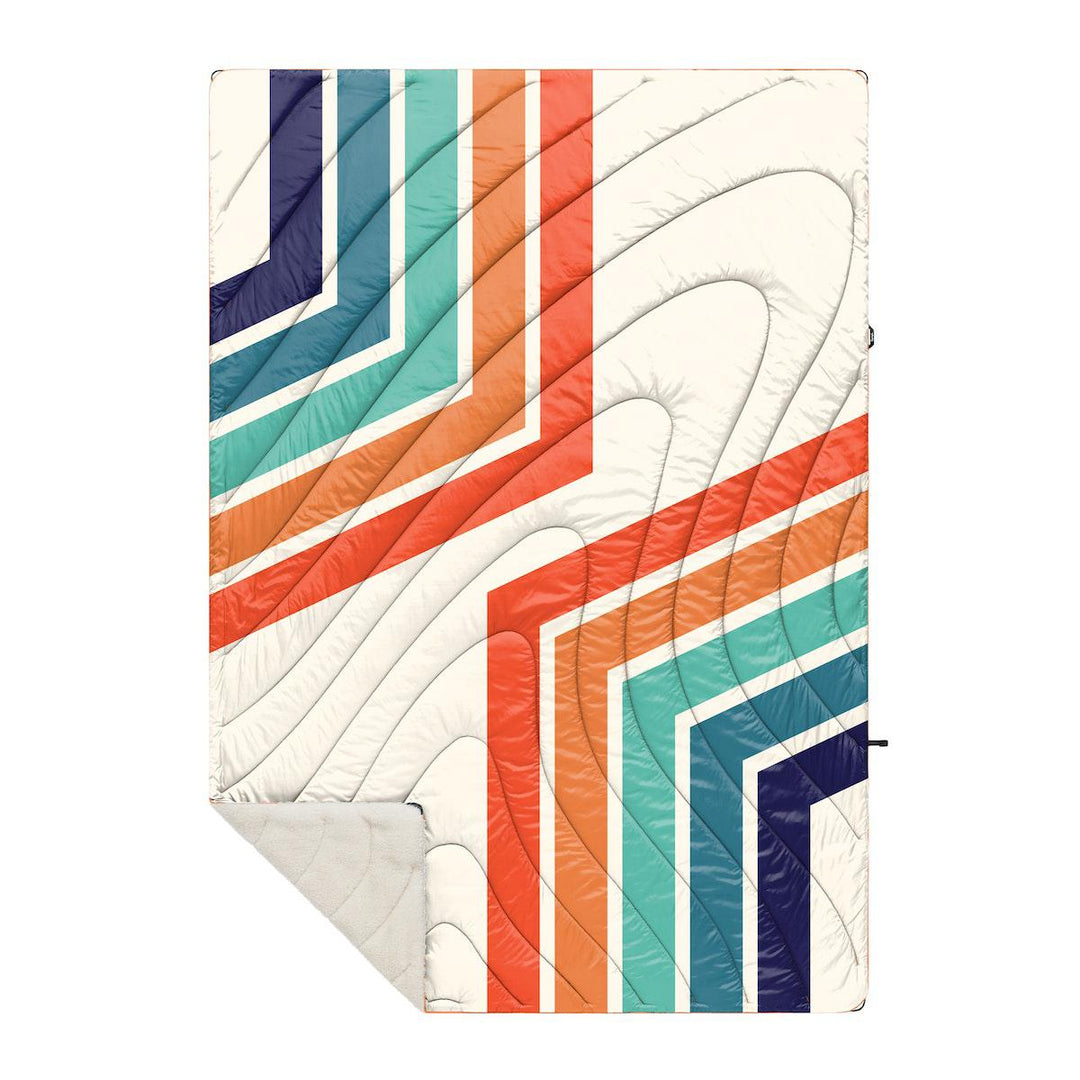 Rumpl Sherpa Puffy Blanket in Retro Sunset