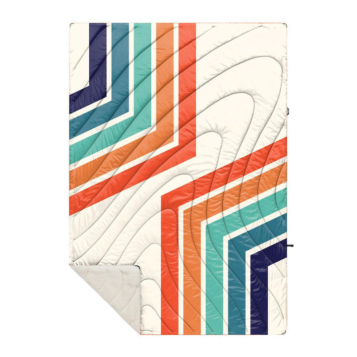 Rumpl Sherpa Puffy Blanket in Retro Sunset