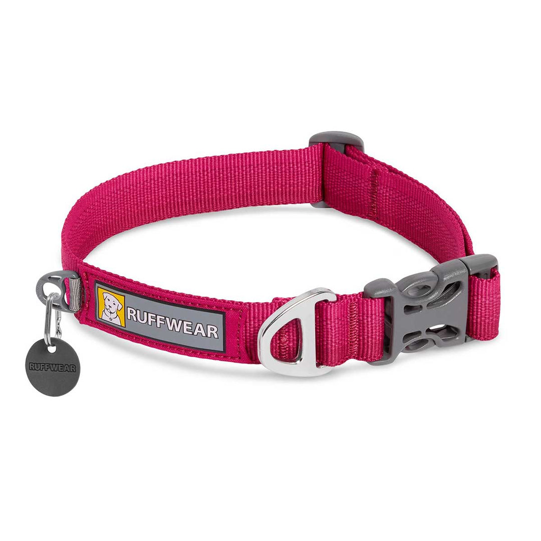 Ruffwear Front Range Dog Collar in Hibiscus Pink
