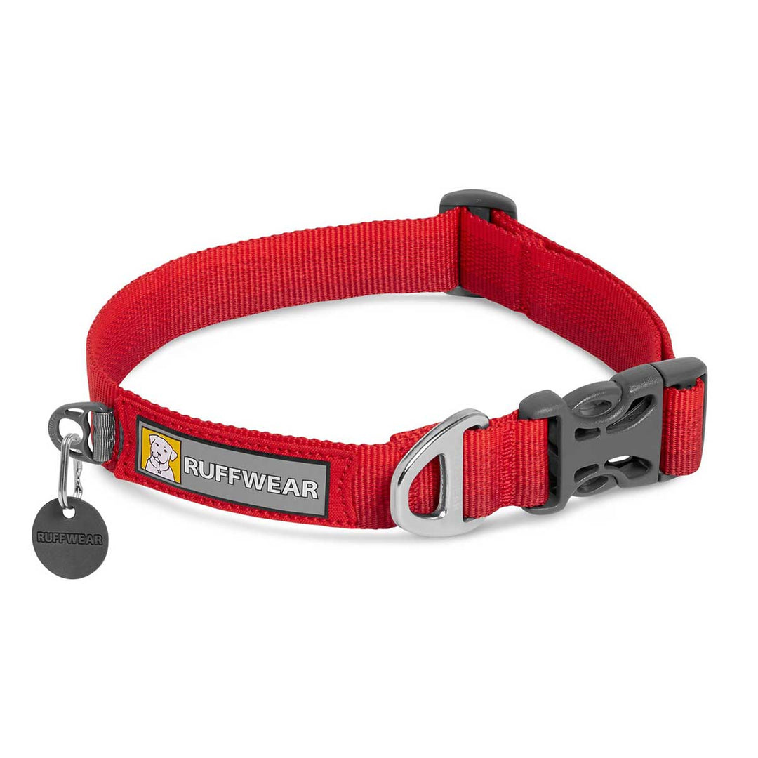 Ruffwear Front Range Dog Collar in Red Sumac