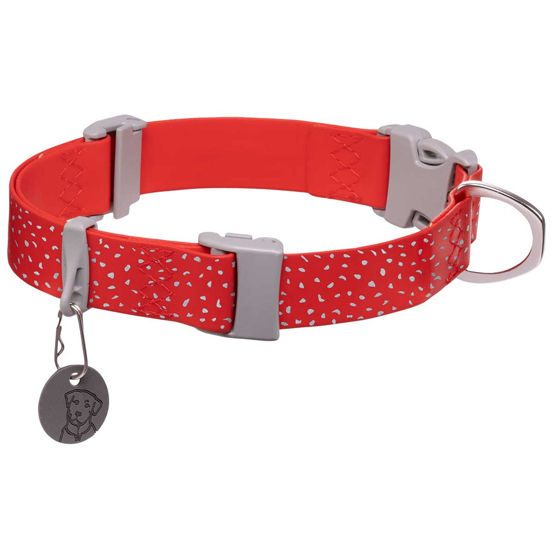 Ruffwear Confluence Dog Collar in Red Sumac
