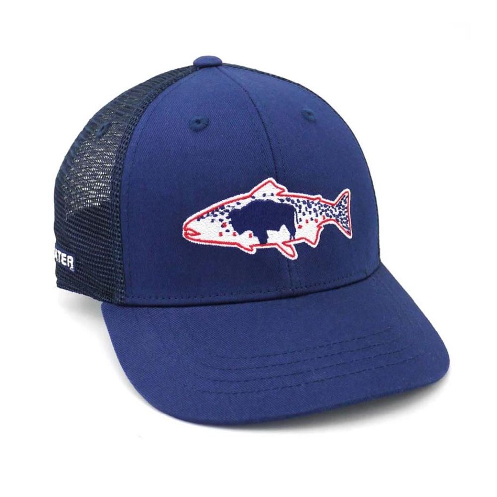 RepYourWater Wyoming Forever West Mesh Back Hat in Navy