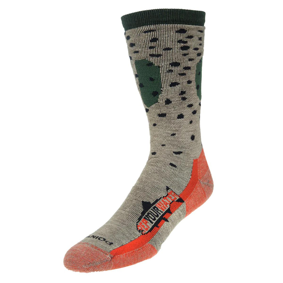 RepYourWater Trout Skin Midweight Wool Socks in Cutthroat Trout