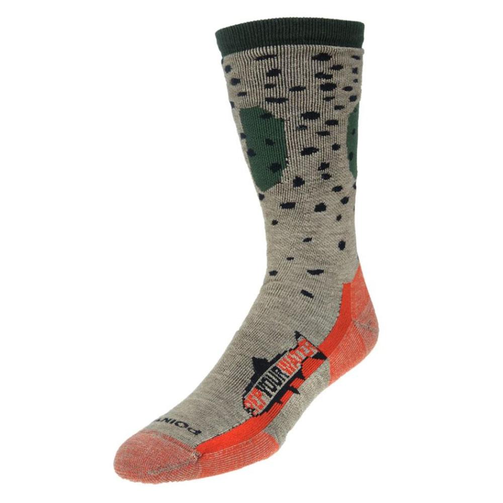 RepYourWater Trout Skin Midweight Wool Socks in Cutthroat Trout